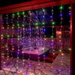 LED fényfüggöny multicolor 3x3m (300 LED) távirányítóval