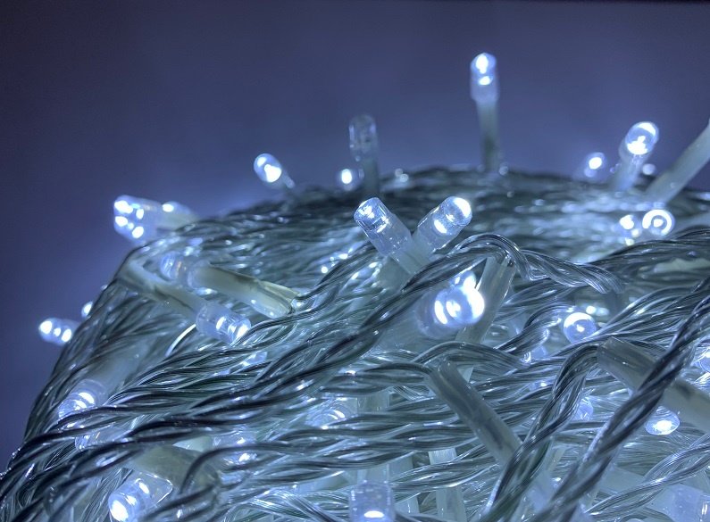 LED-es fényfüzér hideg fehér 60m (600 LED) – távirányítóval OUTLET - Image 3